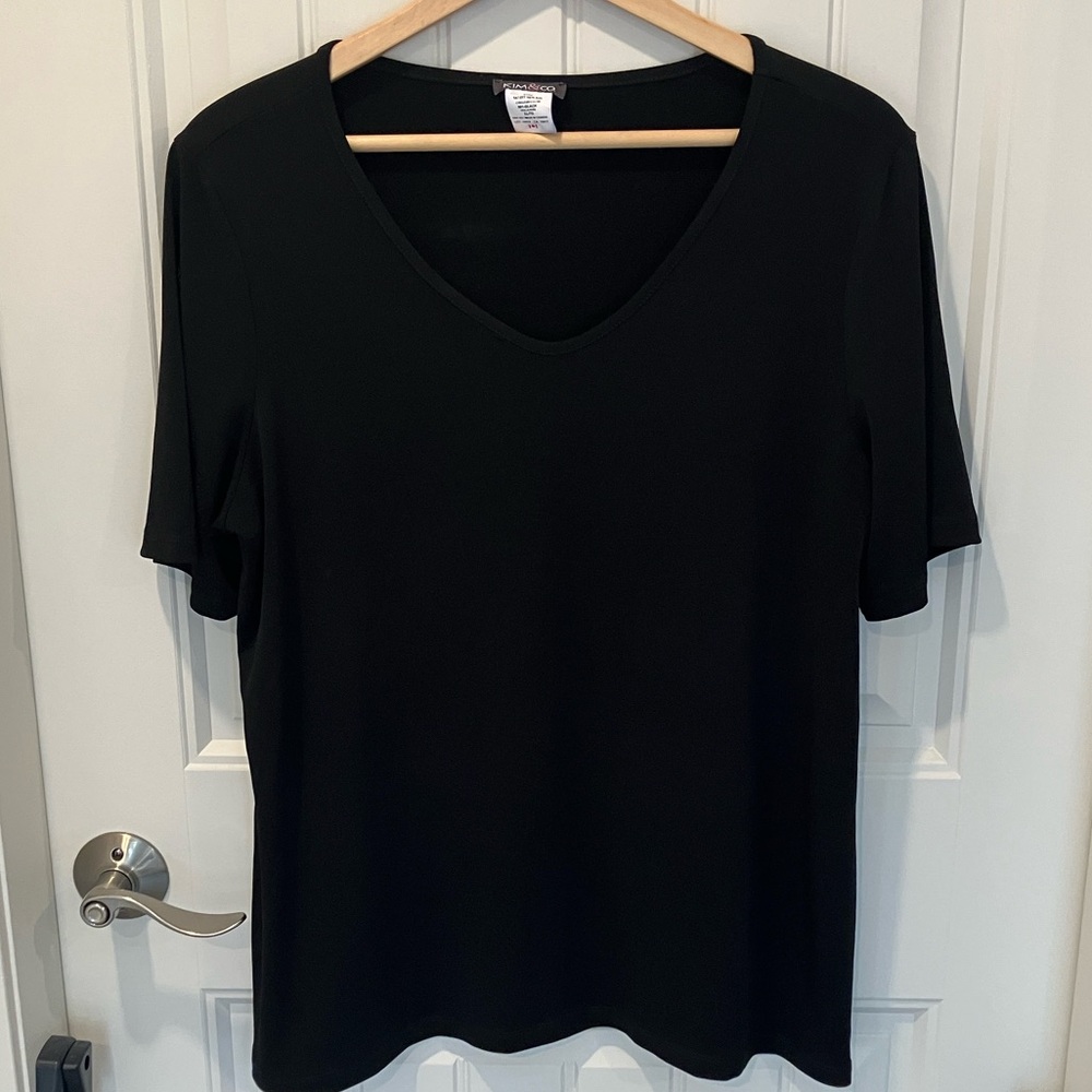 KIM & CO Tee Short Sleeves BLACK XL